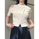 ショルダーカットZIPハーフニット | MURUA | 詳細画像9 