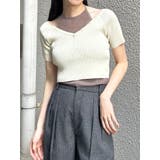 レイヤードライクVネックニット | MURUA | 詳細画像1 