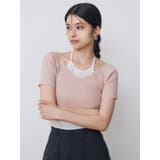 レイヤードライクVネックニット | MURUA | 詳細画像27 