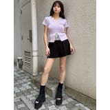 レースレイヤードVネックハーフニット | MURUA | 詳細画像44