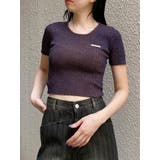 プレートハーフスリーブラメニット | MURUA | 詳細画像14
