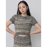 メランジクロップドニット【セットアップ着用可】 | MURUA | 詳細画像2