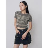 メランジクロップドニット【セットアップ着用可】 | MURUA | 詳細画像20