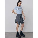 パターンロゴパッチTシャツ | MURUA | 詳細画像25 