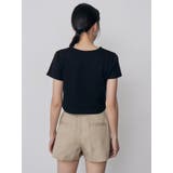 パターンロゴパッチTシャツ | MURUA | 詳細画像5 