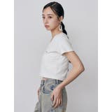 ライティングロゴプレートTシャツ | MURUA | 詳細画像25 