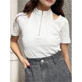 ホルターハーフジップテレコトップス | MURUA | 詳細画像1 