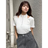 ホルターハーフジップテレコトップス | MURUA | 詳細画像10 