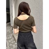 ホルターハーフジップテレコトップス | MURUA | 詳細画像16 