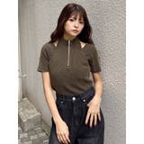ホルターハーフジップテレコトップス | MURUA | 詳細画像43