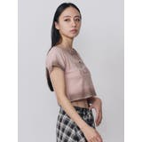 シャドウクロップドTシャツ | MURUA | 詳細画像13 
