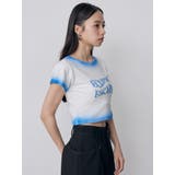 シャドウクロップドTシャツ | MURUA | 詳細画像23 
