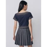 シャドウクロップドTシャツ | MURUA | 詳細画像6 