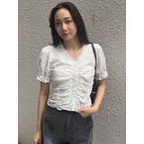 ウエストギャザースクエアブラウス | MURUA | 詳細画像2 