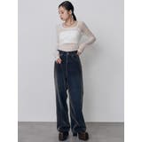 カラーモールデニムパンツ【セットアップ着用可】 | MURUA | 詳細画像14