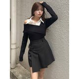 シャツドッキングニットトップス | MURUA | 詳細画像4