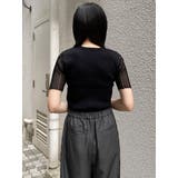 シアーボレロレイヤードニット | MURUA | 詳細画像35 