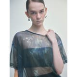 【LIA KIMURA×MURUA】シアーTシャツ | MURUA | 詳細画像4 