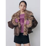 リバーシブルショートフェイクムートンブルゾン | MURUA | 詳細画像49 