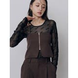 ブラウン | 2wayジップビスチェ【セットアップ着用可】 | MURUA