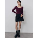 スカートレイヤードショートパンツ【セットアップ着用可】 | MURUA | 詳細画像7 