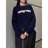 ケーブルシャギーロゴニット | MURUA | 詳細画像36 