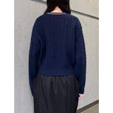 ケーブルシャギーロゴニット | MURUA | 詳細画像39 