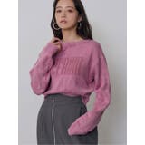 ピーチ | ウォッシュシャギーロゴニット | MURUA