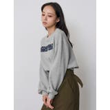 パッチワークロゴスウェットトップス | MURUA | 詳細画像4 