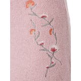 【sw】ナデシコ刺繍ニットスカート | dazzlin | 詳細画像8 