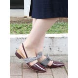 ブラウン | 【goods】リボンフラットミュール | dazzlin