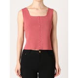 【sw】ボタン付タンクニットトップス | dazzlin | 詳細画像7