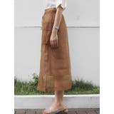 シースルーポケットセミフレアスカート | dazzlin | 詳細画像10