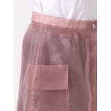 シースルーポケットセミフレアスカート | dazzlin | 詳細画像15