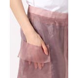 シースルーポケットセミフレアスカート | dazzlin | 詳細画像17