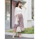 シースルーポケットセミフレアスカート | dazzlin | 詳細画像7