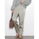 サテンストレートボタンパンツ | dazzlin | 詳細画像1 