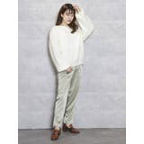 サテンストレートボタンパンツ | dazzlin | 詳細画像11 