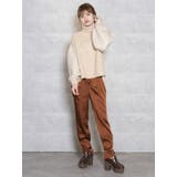 サテンストレートボタンパンツ | dazzlin | 詳細画像16 