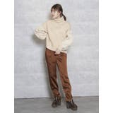 サテンストレートボタンパンツ | dazzlin | 詳細画像17 