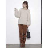 サテンストレートボタンパンツ | dazzlin | 詳細画像18 