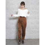 サテンストレートボタンパンツ | dazzlin | 詳細画像19 