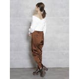 サテンストレートボタンパンツ | dazzlin | 詳細画像20 