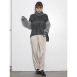 サテンストレートボタンパンツ | dazzlin | 詳細画像7 