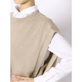 サイドオープンニットベスト | dazzlin | 詳細画像11