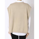 サイドオープンニットベスト | dazzlin | 詳細画像9