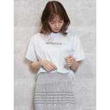 ブルー | MYPLACE Tシャツ | dazzlin