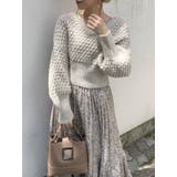 ポップコーンショートニットトップス | dazzlin | 詳細画像10