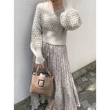 ポップコーンショートニットトップス | dazzlin | 詳細画像11