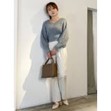 ポップコーンショートニットトップス | dazzlin | 詳細画像15